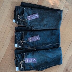 Paper denim cloth Low Rise Jeans Sienna Fit Straight Leg Tall Sz 2x33 And 4x33